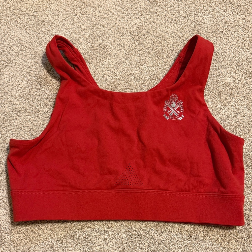 Red Sports Bra